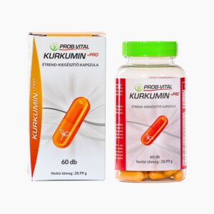 Kurkumin kapszula szimbiotikummal a bélflóra támogatására – Probvital